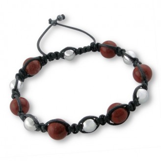 Náramek Shamballa "Gaenor". Ag 925/1000
